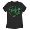 Hot Sale 😍 Unbranded Juniors' St. Patrick's Day Lucky Lass Graphic Tee 🧨
