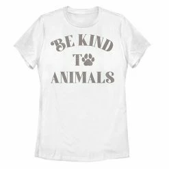 Hot Sale ✔️ Unbranded Juniors' Fifth Sun Be Kind To Animals Text Tee ❤️