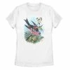 Coupon 💯 Unbranded Juniors' Colorful Bird On A Branch Graphic Tee 🎉