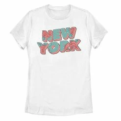 Wholesale 🛒 Unbranded Juniors' New York Retro Rose Graphic Tee 💯