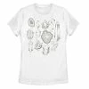 New 👏 Unbranded Juniors' Mineral Crystal Rocks Collage Graphic Tee 🎁