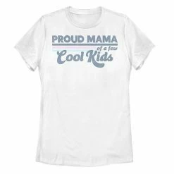 Promo 🥰 Unbranded Juniors' Proud Mama Of A Few Cool Kids Retro Text Graphic Tee ❤️