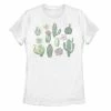 Deals 😀 Unbranded Juniors' Fifth Sun Watercolor Succulents Cactus Tee 🛒