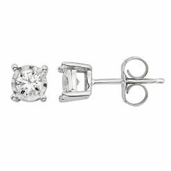 Best reviews of 🎁 Unbranded 10k Gold 1/4 Carat T.W. Diamond Stud Earrings 10k White Gold ❤️