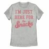 Hot Sale 👏 Unbranded Juniors' I'm Just Here For The Snacks Graphic Tee 🥰