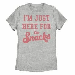 Hot Sale 👏 Unbranded Juniors' I'm Just Here For The Snacks Graphic Tee 🥰