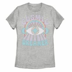 Outlet 🎁 Unbranded Juniors' Cosmic Dreamer Retro Art Graphic Tee ⌛