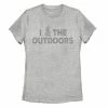Hot Sale 🧨 Unbranded Juniors' "I Tree The Outdoors" Text Tee 👏