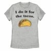 Outlet 🤩 Unbranded Juniors' "I Do It For The Tacos" Tee ⌛