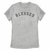 Discount ✔️ Unbranded Juniors' "Blessed" Bold Arched Tee ❤️