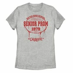Promo 👏 Unbranded Juniors' Classic Bates Senior Prom Carrie Logo Tee 👏