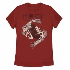 Best deal 🌟 Unbranded Juniors' Koi Fish Yin Yang Graphic Tee ⭐