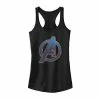 Hot Sale 🧨 Unbranded Juniors' Marvel Avengers Endgame Blue Logo Graphic Tank Black 🔥