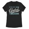 Deals 🔥 Unbranded Juniors' USA United States Of America Graphic Tee 👏