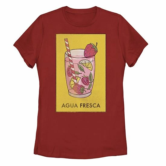 Hot Sale ๐ Unbranded Juniors' Agua Fresca Distressed Card Tee ๐