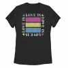 Hot Sale 🧨 Unbranded Junior's Love Is Pastel Square Tee 🛒