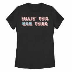 New 🧨 Unbranded Juniors' Killin' This Mom Thing Stacked Text Graphic Tee 🛒