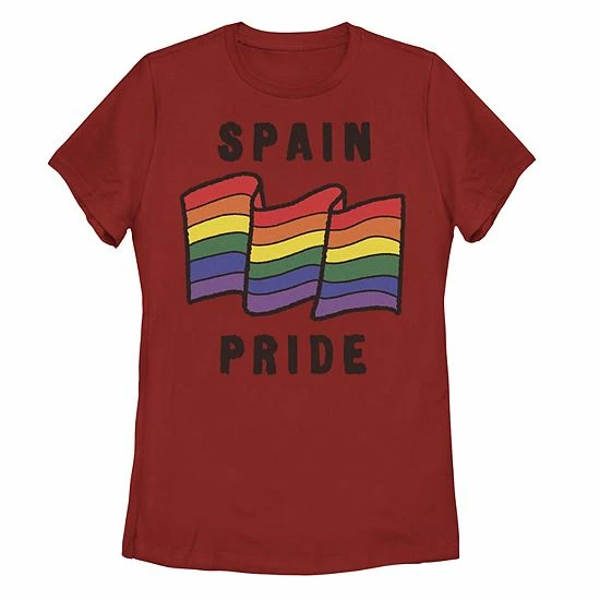 Promo 💯 Unbranded Juniors' Fifth Sun Spain Pride Sketched Flag Tee 😀