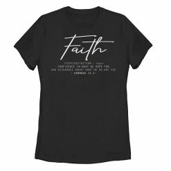 Wholesale 🧨 Unbranded Juniors' Faith Definition Graphic Tee 👏