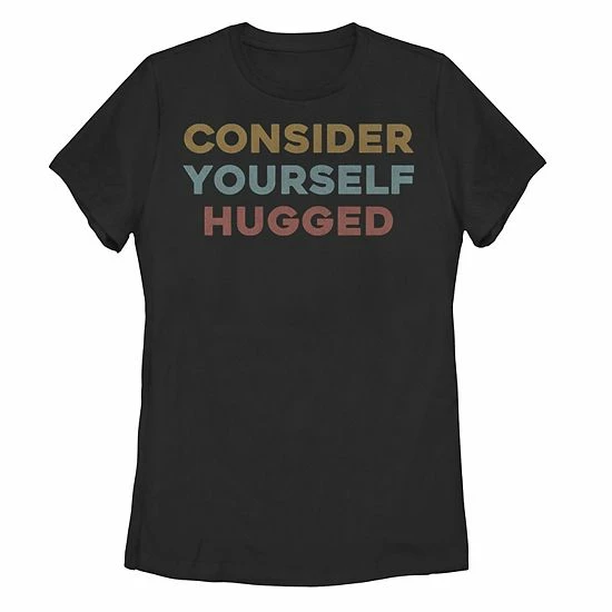 Deals 🤩 Unbranded Juniors' Hugged Text Stack Tee 🔥