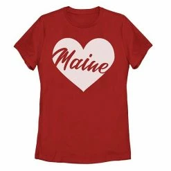 Promo ❤️ Unbranded Juniors' Fifth Sun Maine Heart Tee 👕 Shirt ⭐