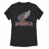 Wholesale 🔥 Unbranded Juniors' Red White And Blue Wings America Tee 👏