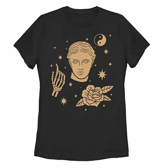Cheap ๐ Unbranded Juniors' Boho Art Style Icons Tee ๐