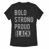 New 🧨 Unbranded Juniors' Strong Proud Stack Text Tee 🔥