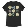 Deals ❤️ Unbranded Juniors' Smiley Eco Grid Earth Graphic Tee 😀
