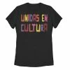 Coupon ✨ Unbranded Juniors' Gonzales Unidas En Cultura Rainbow Text Tee 🛒