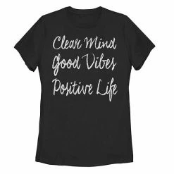 Top 10 ✔️ Unbranded Juniors' "Positive Life" Graphic Tee ⭐