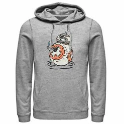 Promo 🌟 Unbranded Men's Star Wars The Rise Of Skywalker BB-8 Lighter Graphic Hoodie ❤️