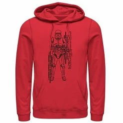 Wholesale 👏 Unbranded Men's Star Wars The Rise Of Skywalker Sith Trooper Logo Graphic Hoodie ⭐