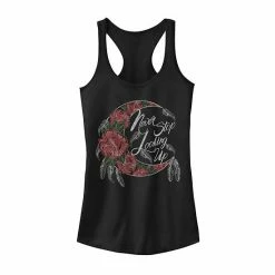 Flash Sale 🎉 Unbranded Juniors' Fifth Sun Moon "Never Stop Looking Up" Tank Black ⌛