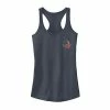 Discount 🔔 Unbranded Juniors' Moon Flower Zodiac Graphic Tank Indigo 😉