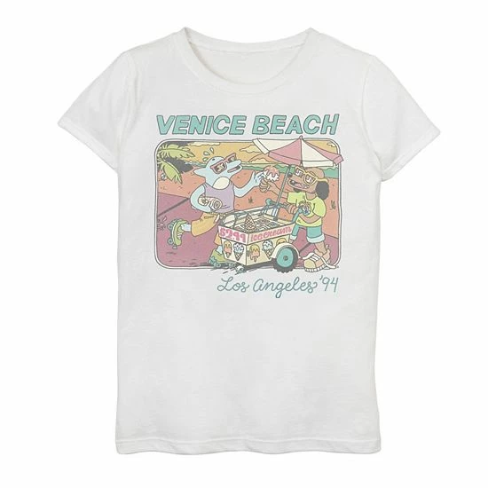 Top 10 ๐ Unbranded ๐ง Girls 7-16 Fifth Sun Venice Beach Graphic Tee White ๐ฏ - Image 3