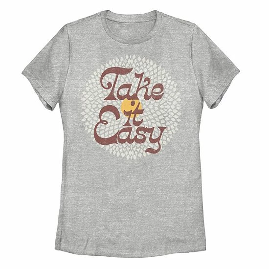 Promo 🥰 Unbranded Juniors' Take It Easy Retro Tee 🎁