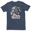 Outlet ❤️ Unbranded Men's Star Wars Darth Vader Ships Vintage Title Graphic Tee 💯