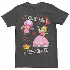 Best deal ❤️ Unbranded Men's Nintendo Super Mario Peachette & Toadette Collage Graphic Tee 🥰