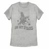 Promo 😍 Unbranded Juniors' "Oh My Stars" Bald Eagle And Stars Graphic Tee 🧨