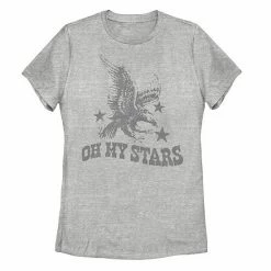Promo 😍 Unbranded Juniors' "Oh My Stars" Bald Eagle And Stars Graphic Tee 🧨