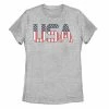 Cheap 🔥 Unbranded Juniors' USA Flag Text Tee 💯