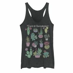 Hot Sale 🌟 Unbranded Juniors' Cacti And Succulents Graphic Tank Top 👍