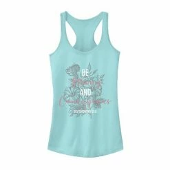 Outlet ⭐ Unbranded Juniors' "Be Strong And Courageous" Floral Tank ❤️
