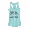 Coupon 🔔 Unbranded Juniors' 👩 Mother Attribute Word Stack Graphic Tank ❤️