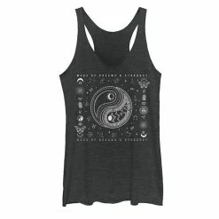 Outlet 💯 Unbranded Juniors' Dreams Yin Yang Sun Moon Tank Top 😉