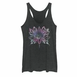 Flash Sale 🧨 Unbranded Juniors' Henna Lotus Bohemian Graphic Tank 👍