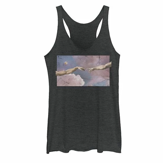 Cheapest 🤩 Unbranded Juniors' Michelangelo Sky Artsy Tank Top ✔️
