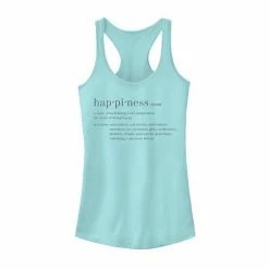 Promo 🔔 Unbranded Juniors' Happiness Definition Tank Top ⌛