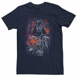Outlet 🔥 Unbranded Men's Star Wars Darth Vader Dark Tonal Portrait Graphic Tee 🧨